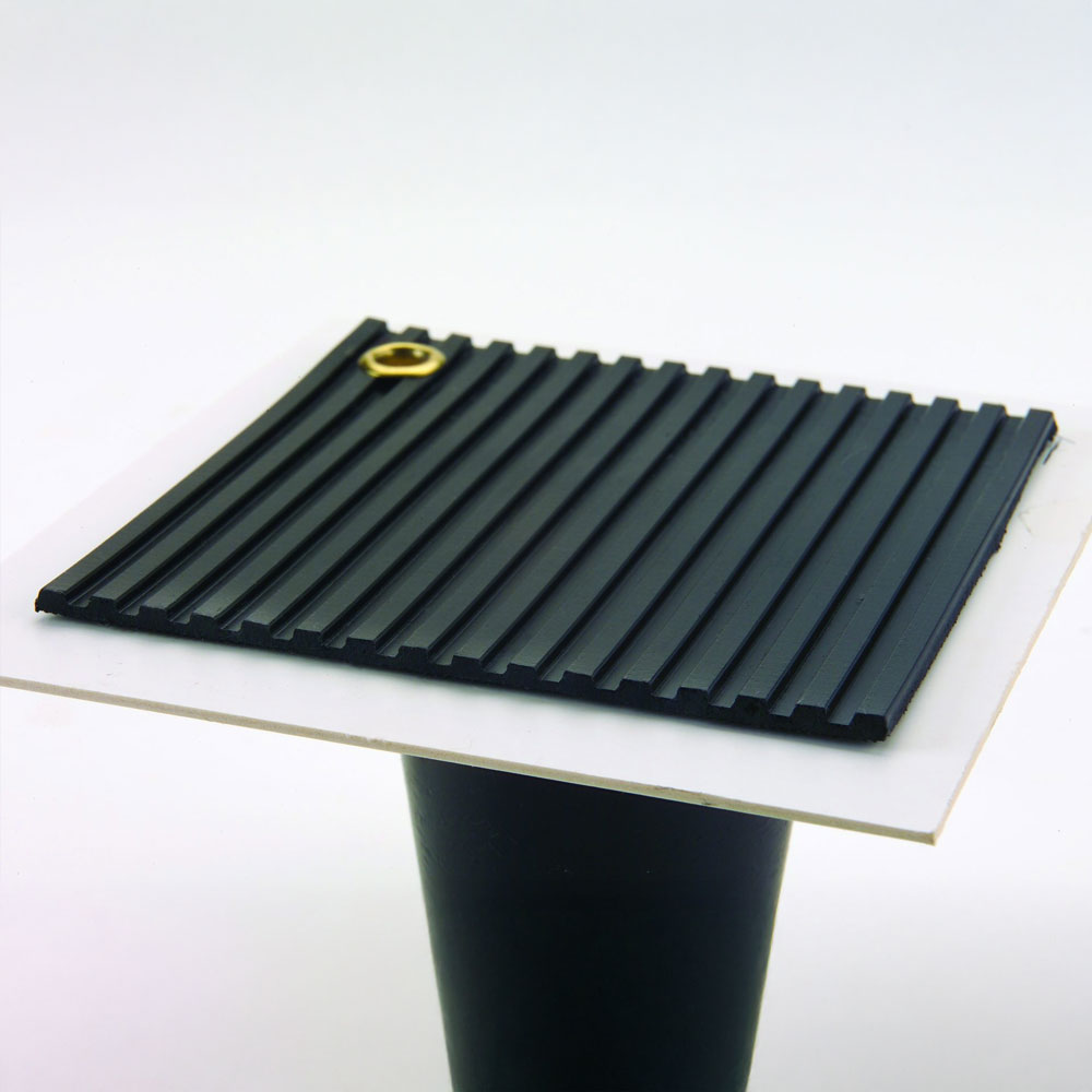 Rubber Products & Mouldings - Flat Ribbed Button Flooring Flat Ribbed Button Flooring