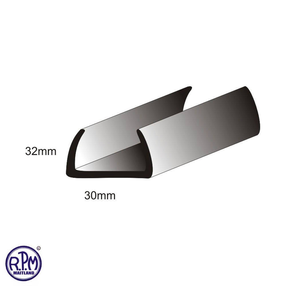Rubber Products & Mouldings - U-Channel Extra Large U-Channel Extra Large